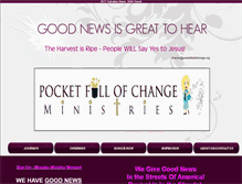 Tablet Screenshot of pocketfullofchange.org